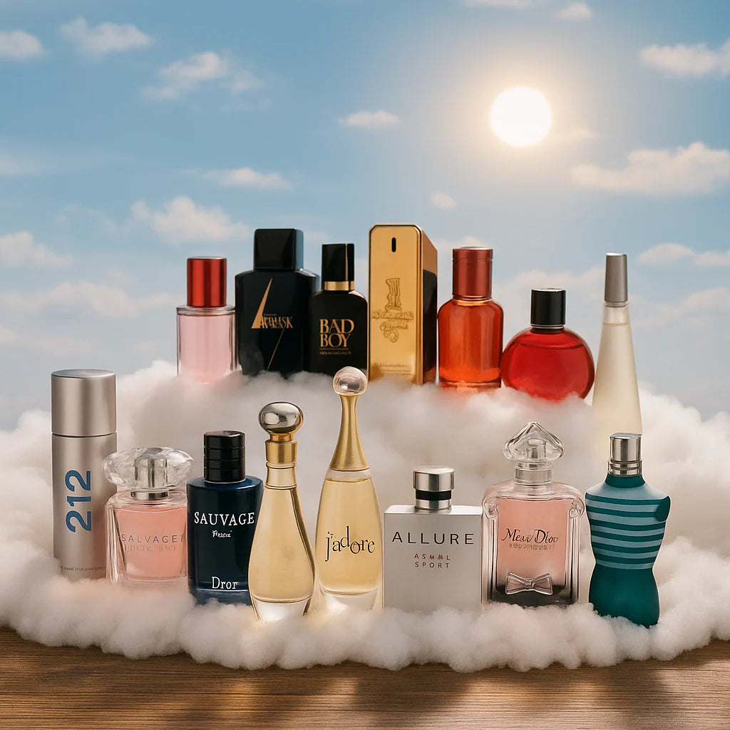 Colección de perfumes para usar en el día y tarde