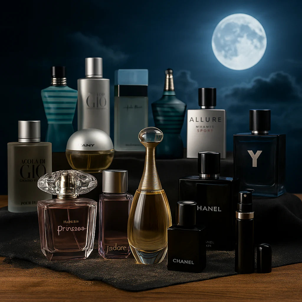 Colección de perfumes para usar en la noche