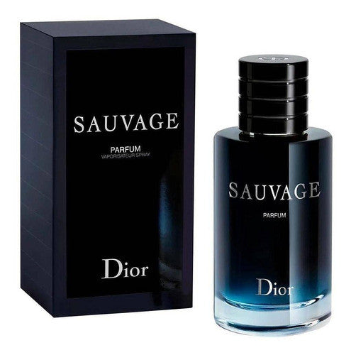 Perfume masculino Sauvage Dior Eau de Parfum 100 ml réplica calidad 1.1, fragancia intensa y elegante con excelente fijación, ideal para hombres sofisticados.