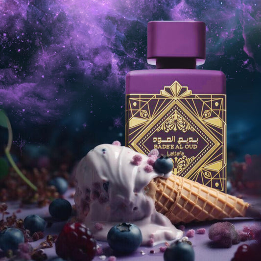 Perfume árabe color morado